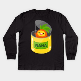 Pineapple NANA - can Kids Long Sleeve T-Shirt